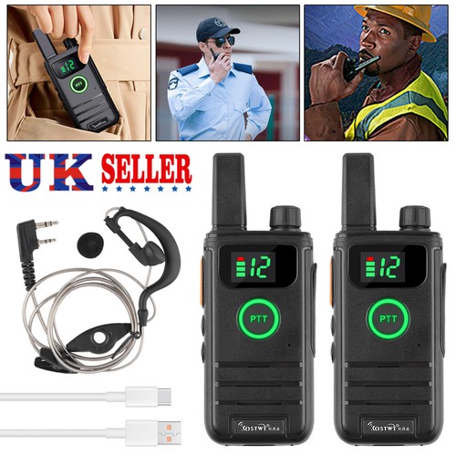 2pc led mini walkie - 2pc, fm