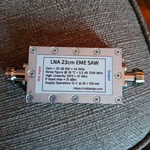 Vhf design lna 23cm - lna,