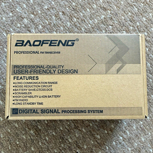 Baofeng 5rx dual band - band, fm