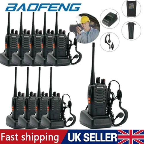 10x baofeng walkie - 8/10x,