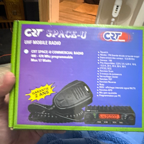 Crt space uhf mobile radio - mobile,