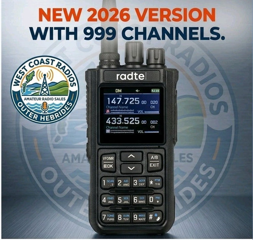 Pre programed radtel 900 - programed, rt