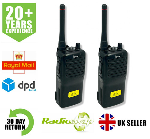 Icom f25s uhf watt walkie - icom,