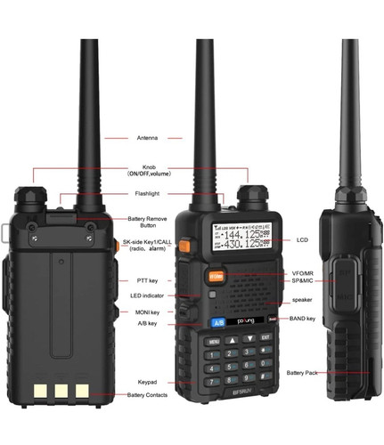 Bf5ruv walkie talkie - bf5ruv, band