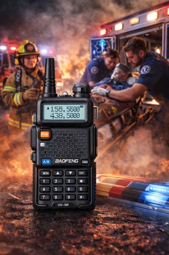 Handheld police radio - radio, scanner